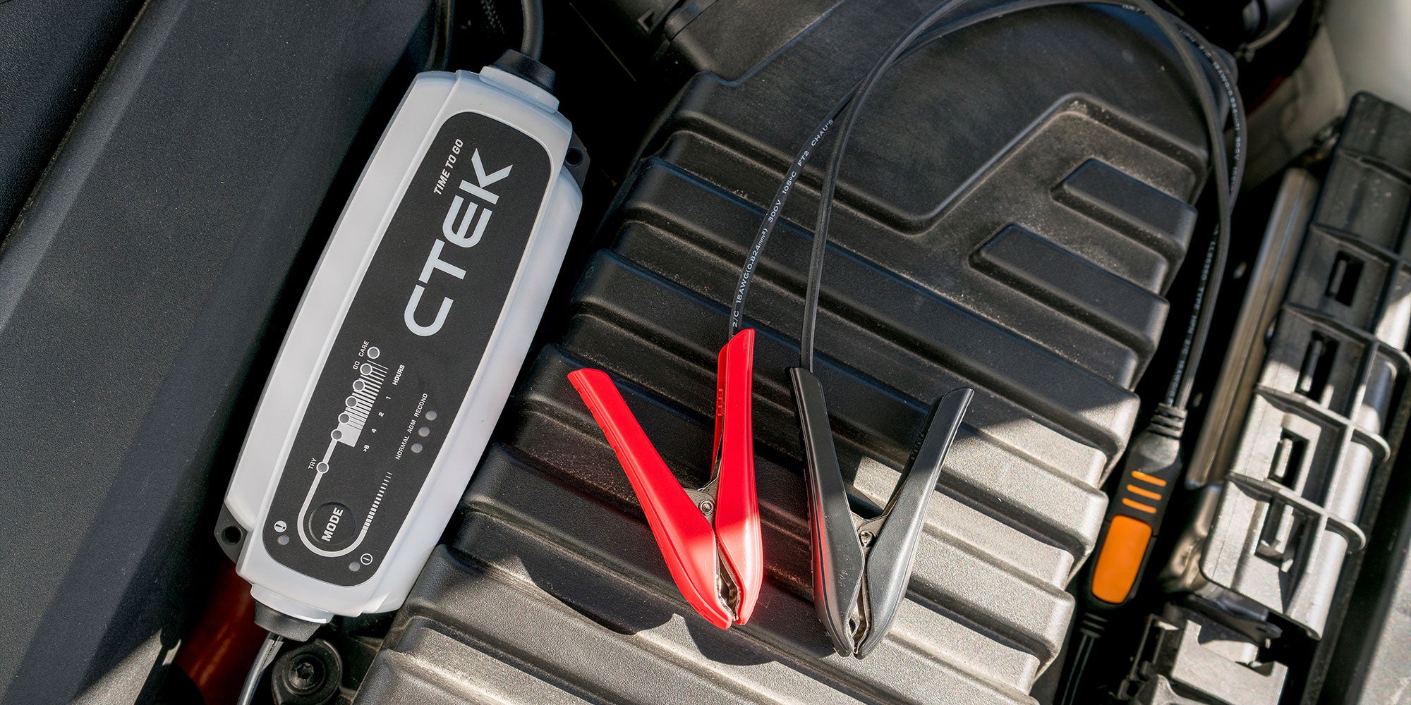 CTEK CT5 Time To Go Batterieladegerät Anwendung