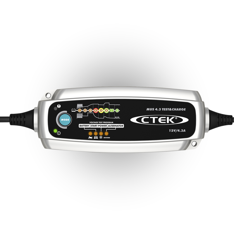 CTEK シーテックMUS 4.3 バッテリーチャージャー MUS 4.3 TEST&CHARGE