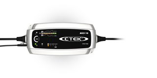 CTEK battery charger MXS 10 on a white background