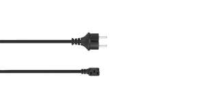 POWER CORD ANGLED IEC C13   UK PLUG product image big